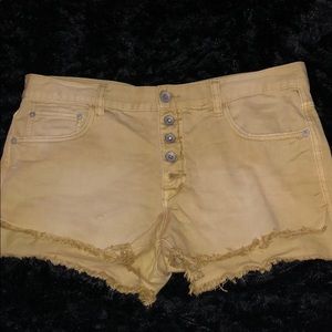 Free People distressed shorts